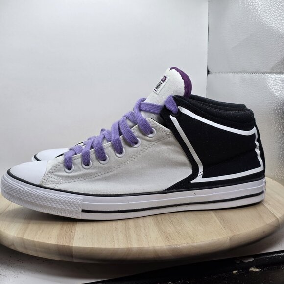 Mens Size 11 - Converse Chuck Taylor All Star High Street MID Purple/Black/White - Picture 1 of 9